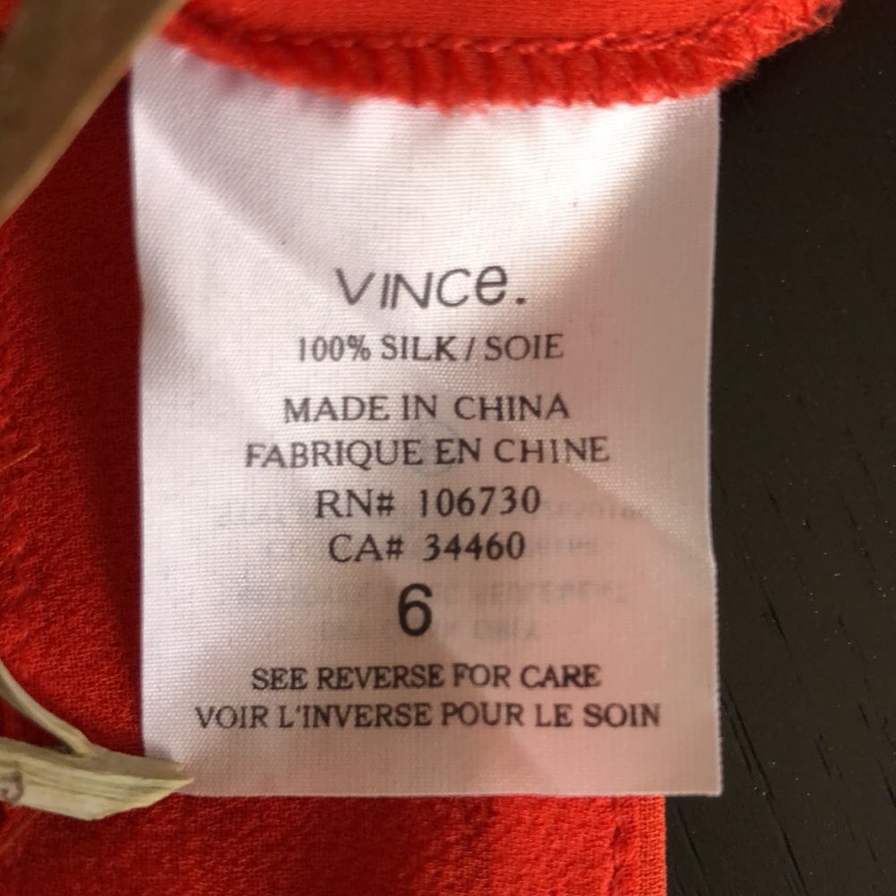 Vince Sleeveless Orange Dress - Picture 7 of 10